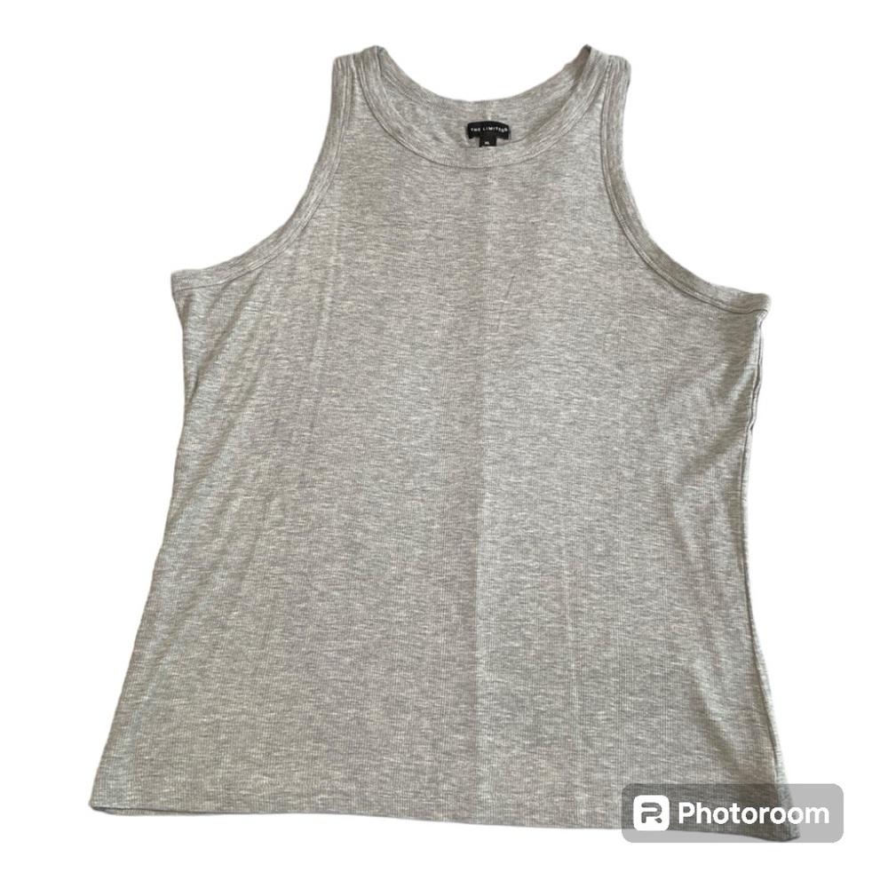 The Limited Grey Ribbed Tank NWT